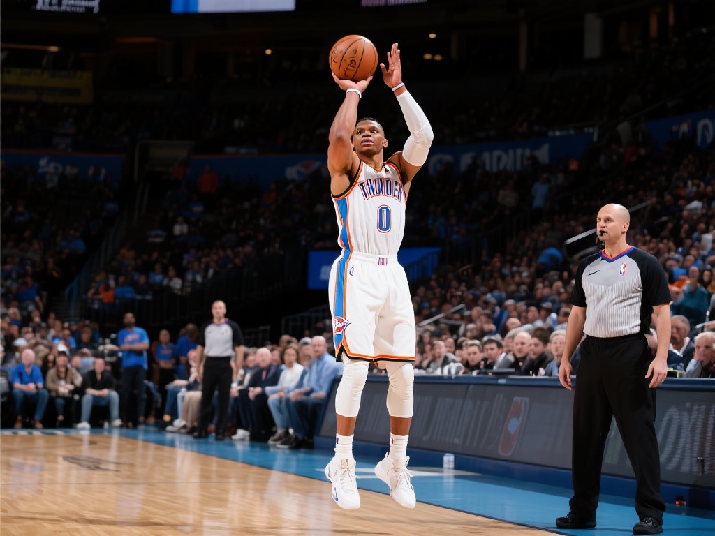 威少状态爆棚 外线三分精准命中 此外,威少这种状态对球迷的影响也不可小觑